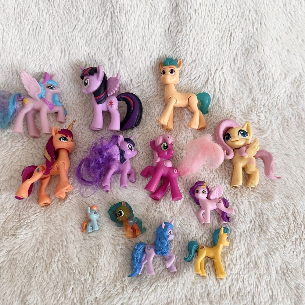 Hasbro MLP Mini My Little Pony Mixed Lot Small Toy Figures